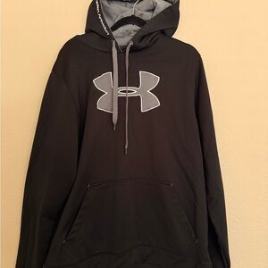 Under Armour Black Hoodie with Gray Accents